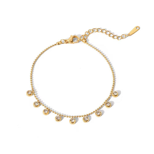 Crystal Charm Bracelet
