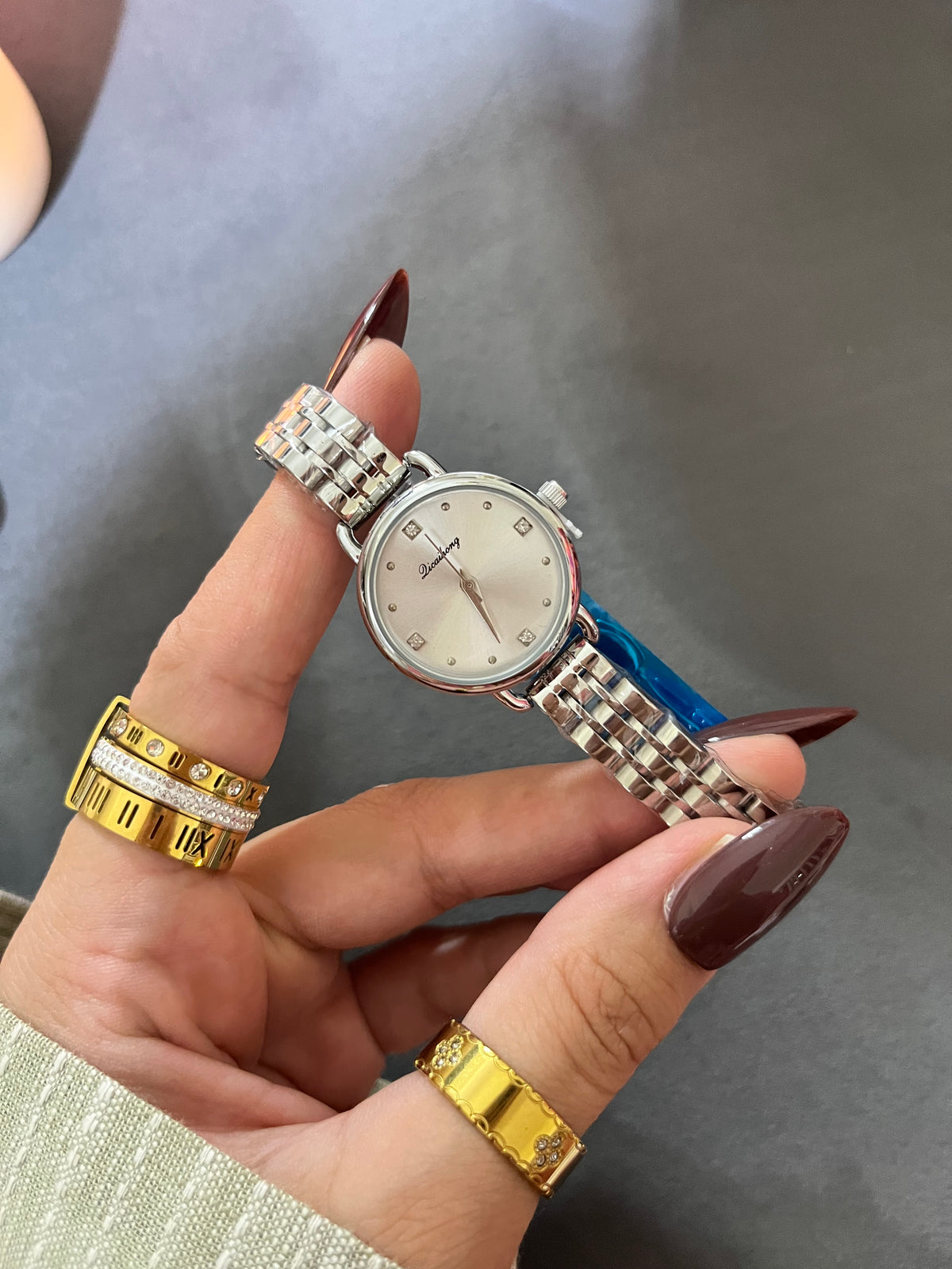 Starlight Silver Timepiece