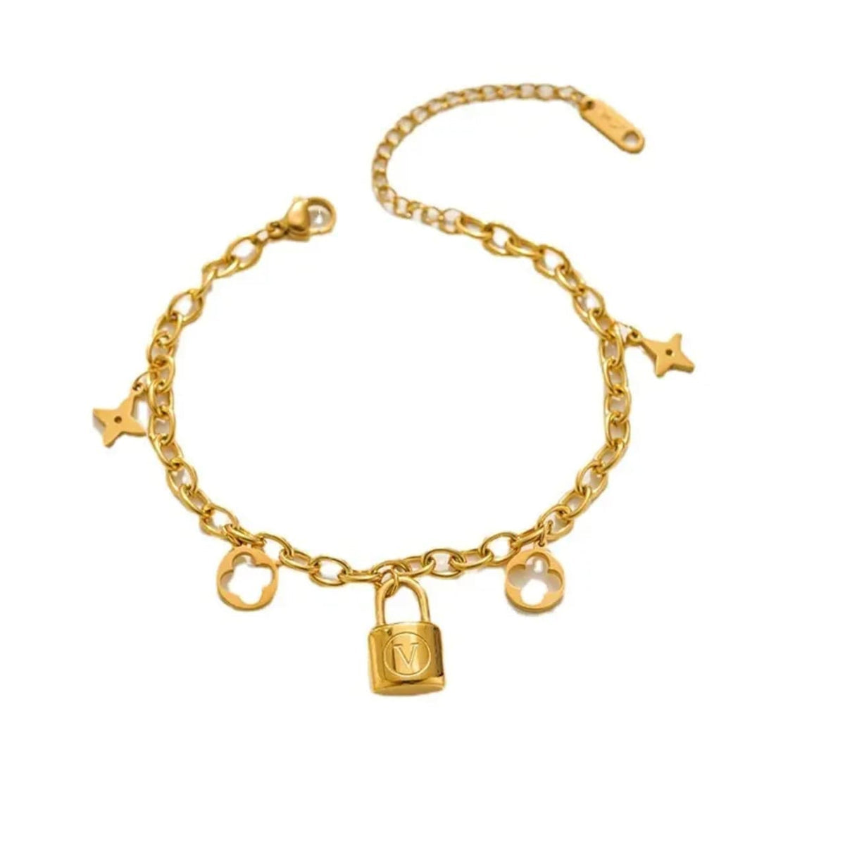 Golden Wishes Charm Bracelet