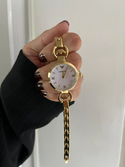 EMPORIO ARMANI LIGHT PINK DAIL WATCH