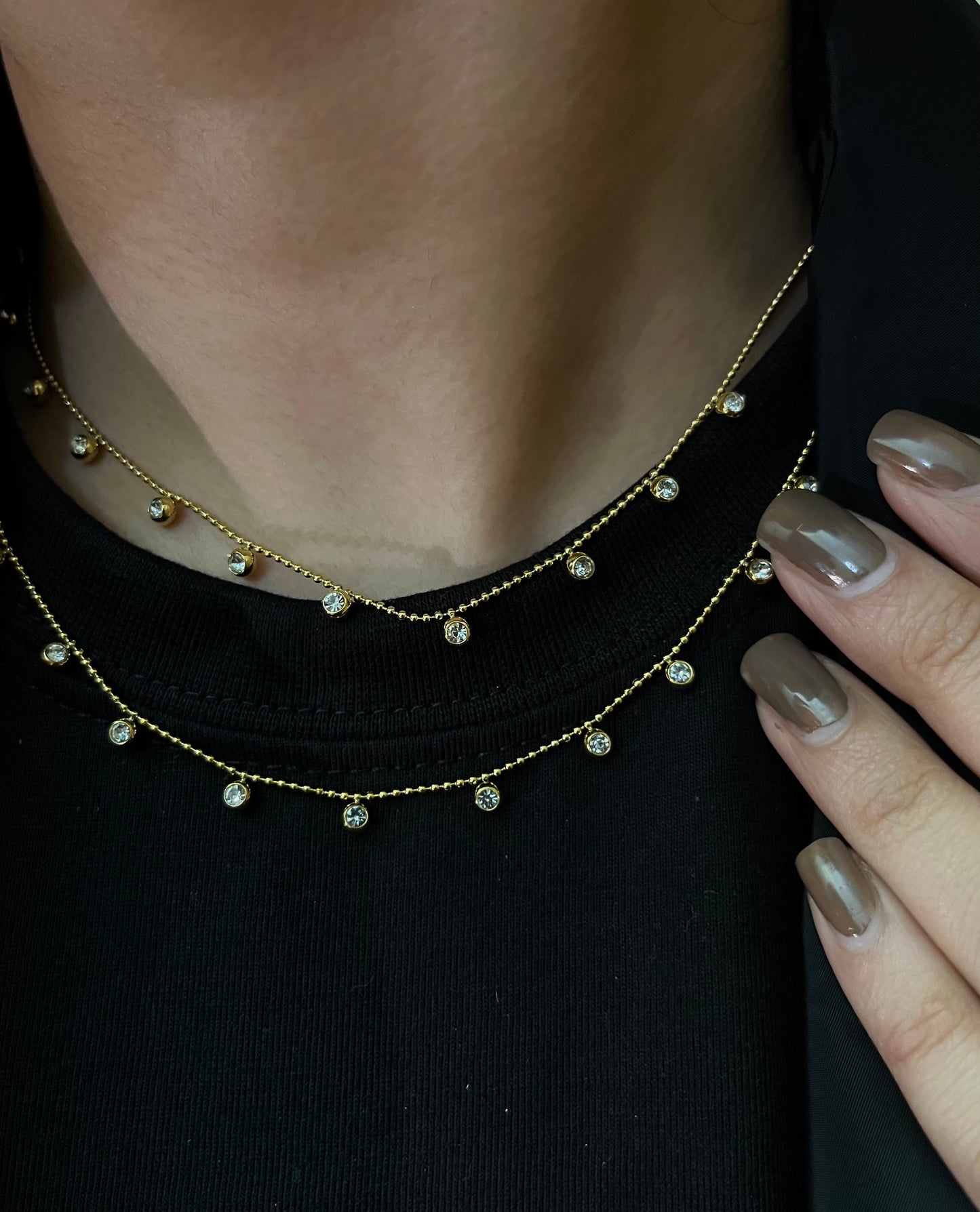 Crystal Drip Necklace