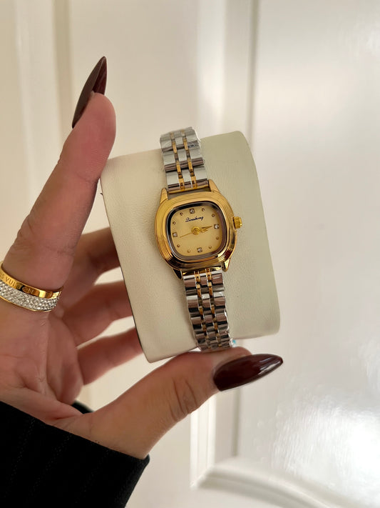 Petite Two Tone Timepiece