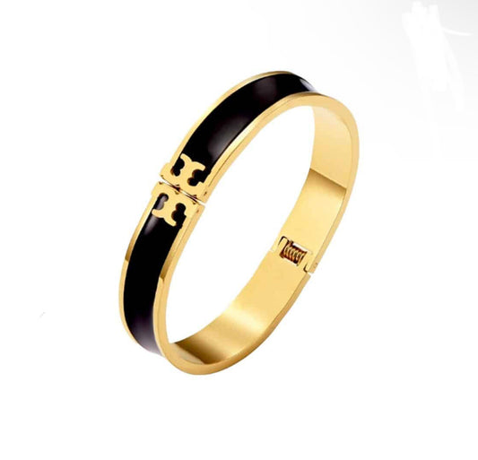 TORY BLACK BANGLE