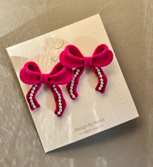BLUSH CHARM KOREAN EARRINGS