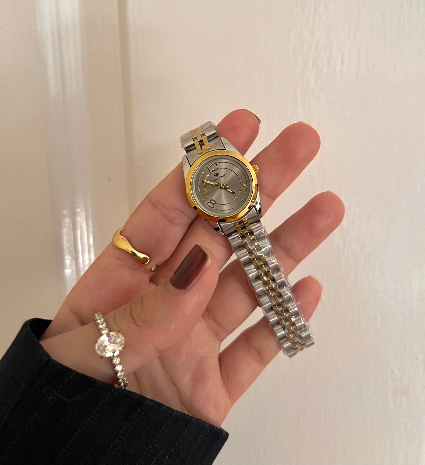 TWO TONE GREY DAIL WATCH