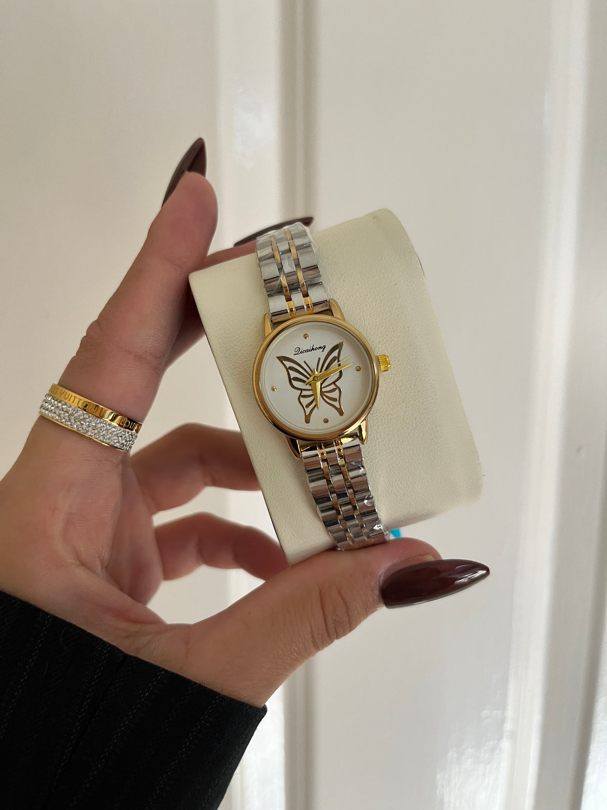 Amara Butterfly Two Tone Timepiece