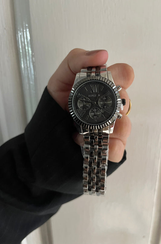 CLASSIC WOMEN LUXURY WATCH-Black dial