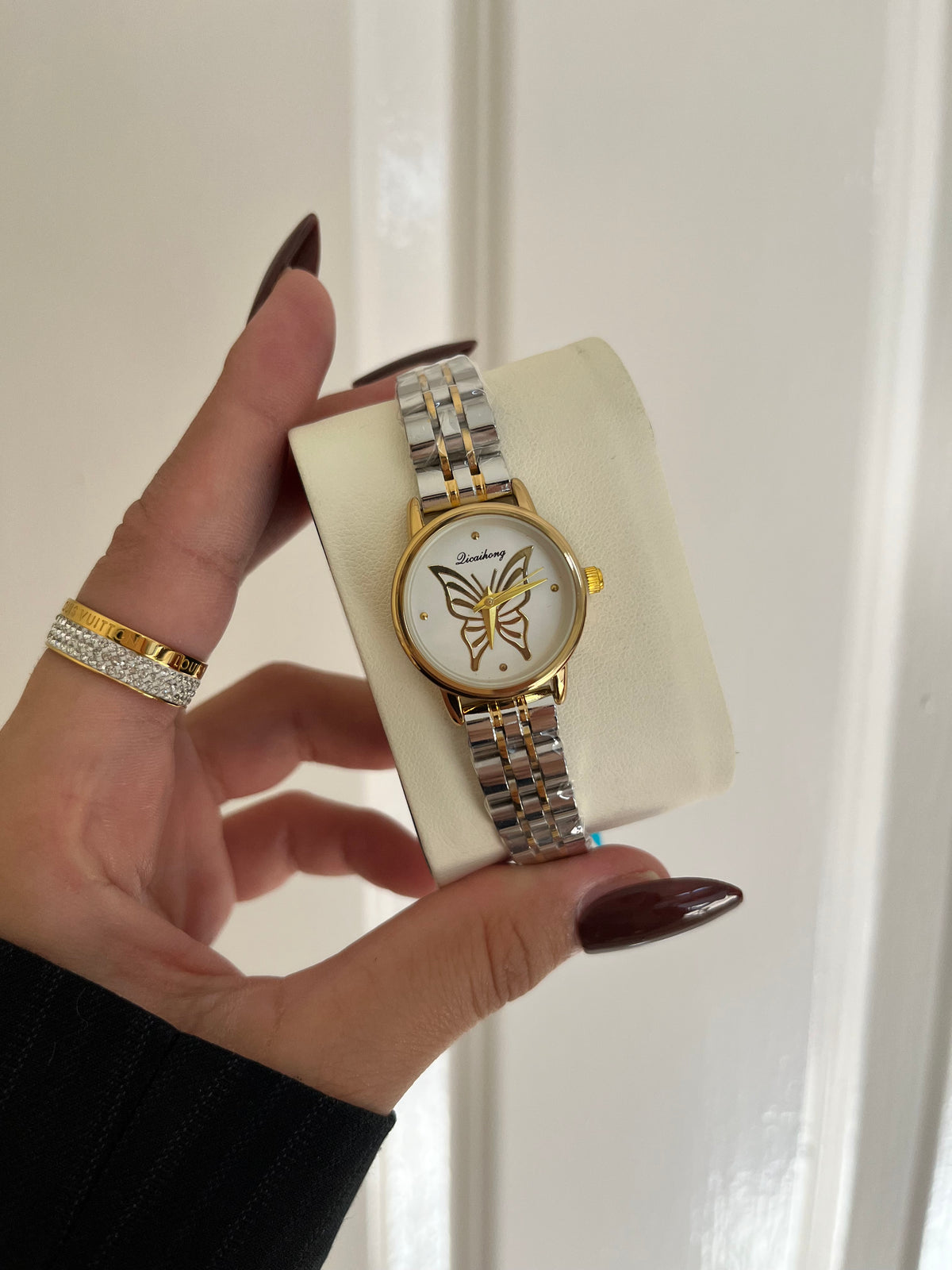 Amara Butterfly Two Tone Timepiece