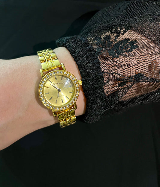 Exquisite Prx Watch-Golden Dial