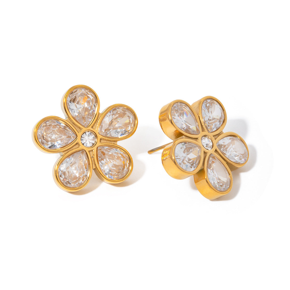 BLOSSOM STUDS-18k