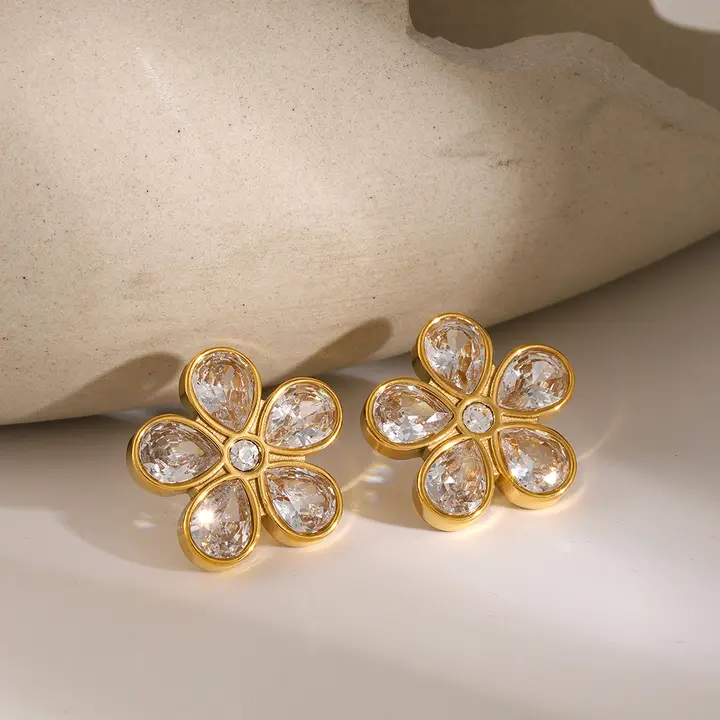 BLOSSOM STUDS-18k