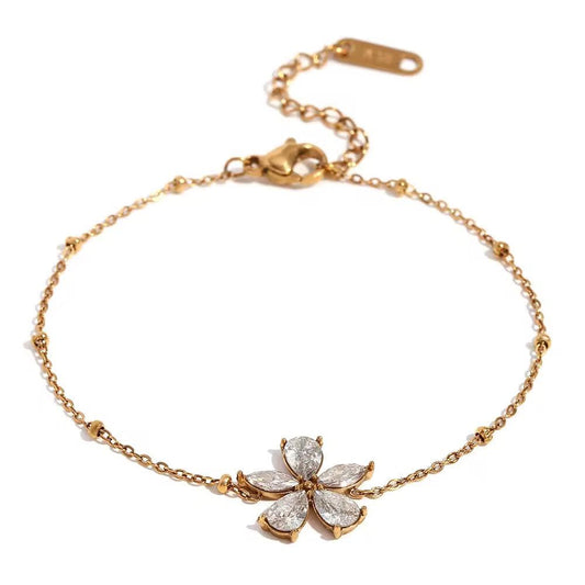 CRYSTAL FLORET BRACELET