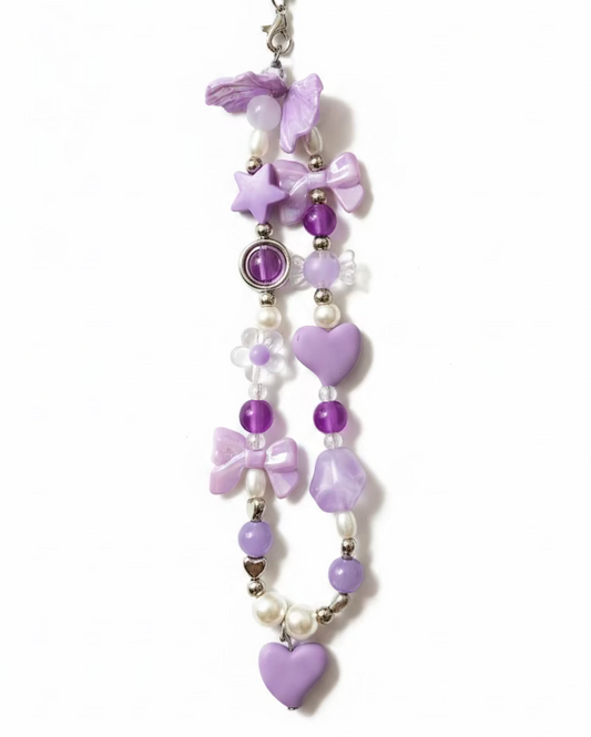 Lavender Bow Charm