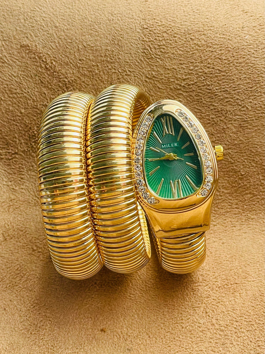 SERPENTINE WATCH-GREEN DIAL