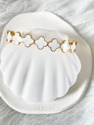 White Motives Bangle