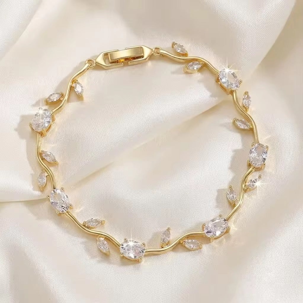 Crystal Tulip Bracelet