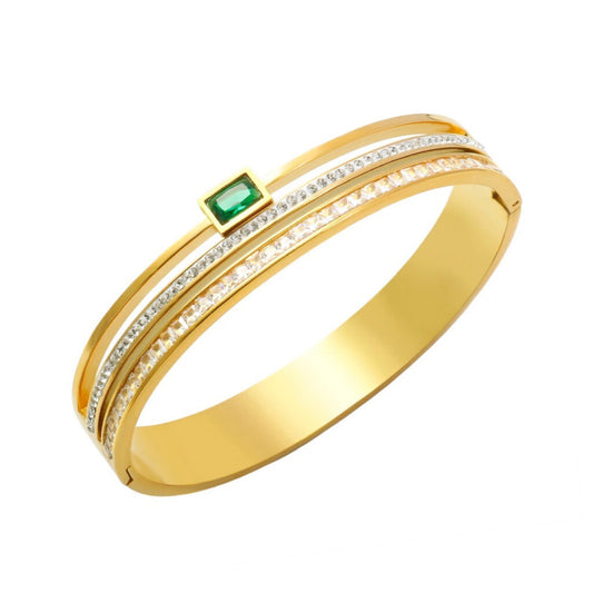 Greca Cuff Bangle
