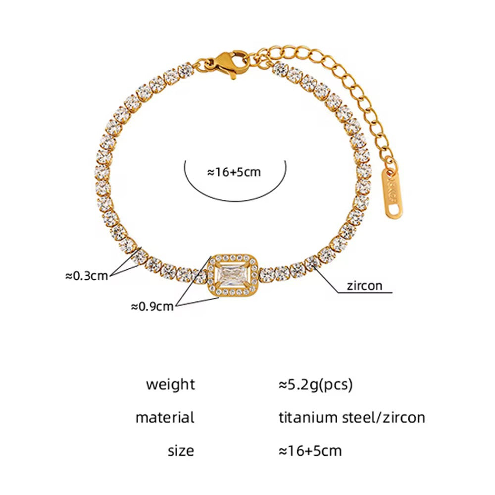 Radiant Charm Tennis Bracelet